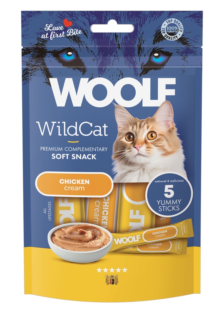 5207 - WOOLF WILDCAT  Cream 5 pcs - Chicken