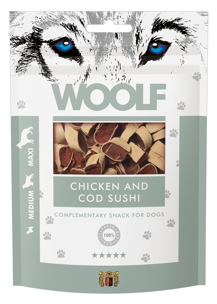 1022 - WOOLF Chicken and Cod Sushi