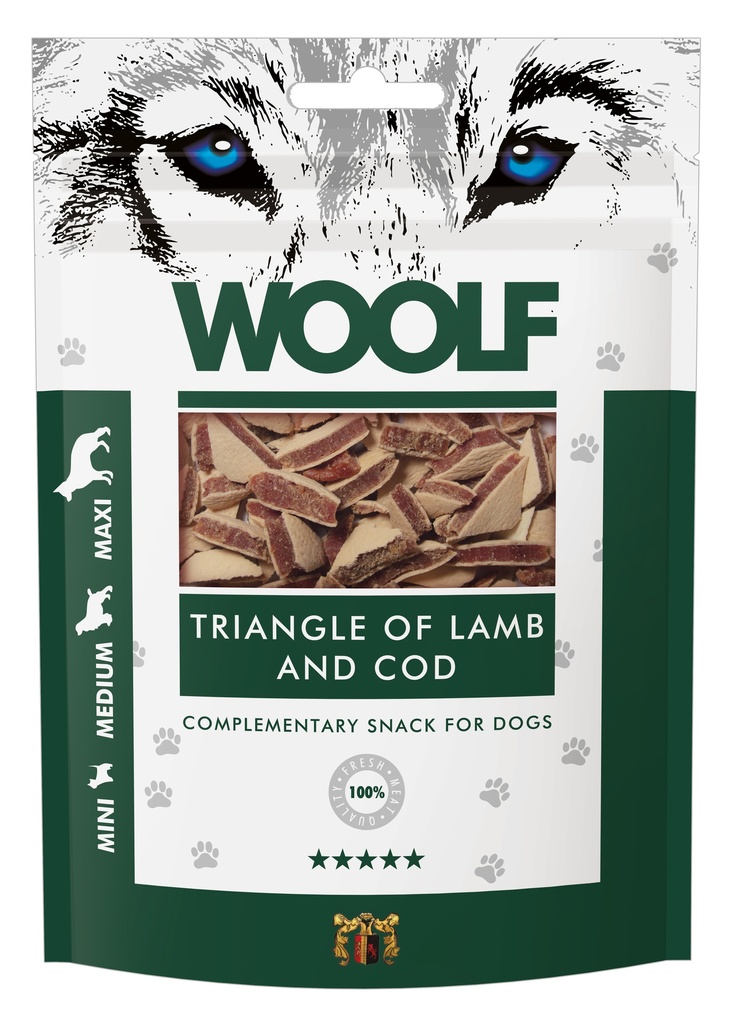 1031 - WOOLF Lamb and Cod Triangle