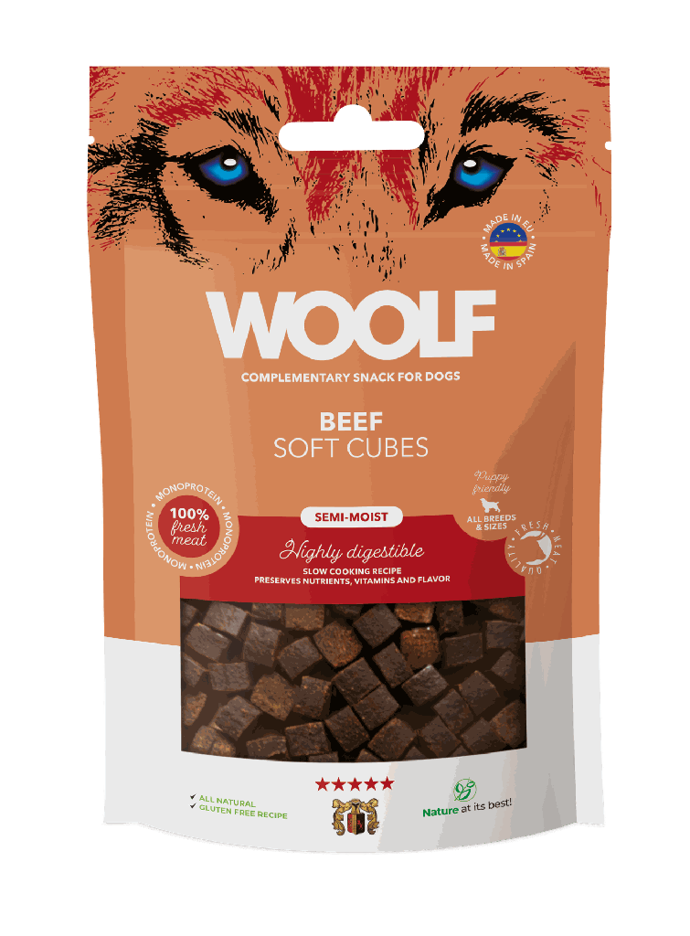 5004 - WOOLF Soft Cubes - Beef 