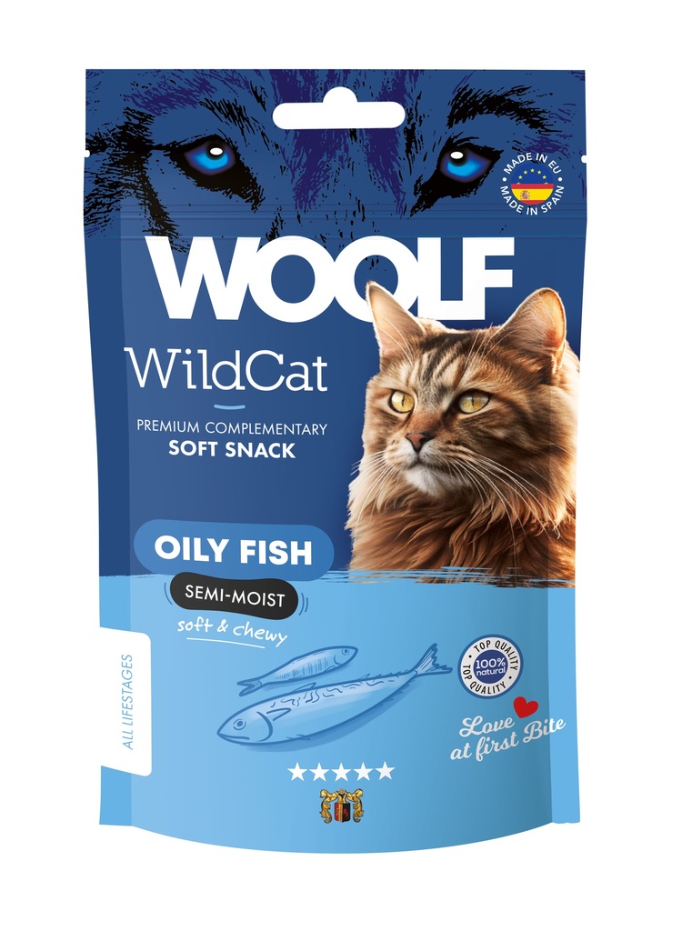 5105 - WOOLF WILDCAT Snacks - Oily Fish