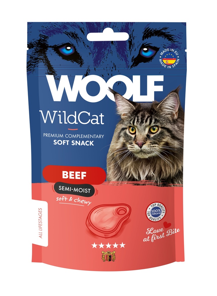 5106 - WOOLF WILDCAT Snacks - Beef