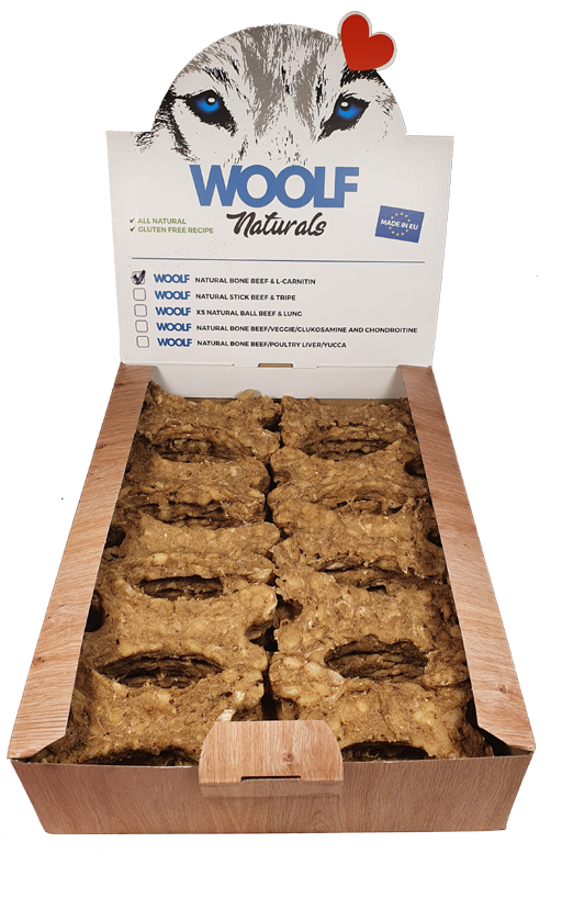WFN305A - WOOLF Natural Bone Beef & L-Carnitin