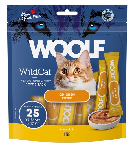 [5211] 5211 - WOOLF WILDCAT  Cream 25 pcs - Chicken 