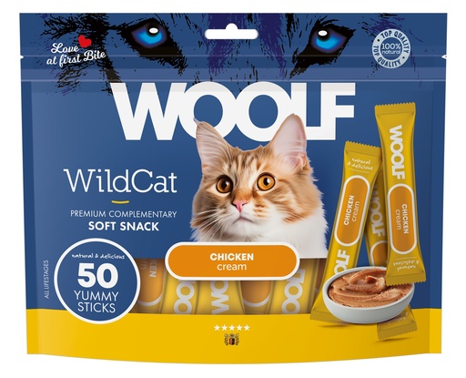 [5216] 5216 - WOOLF WILDCAT  Cream 50 pcs - Chicken  