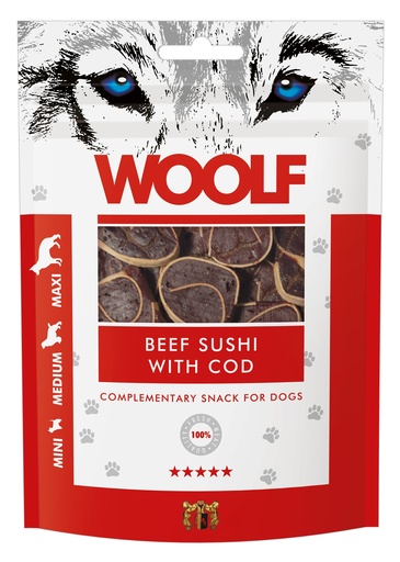 [1005] 1005 - WOOLF Beef Sushi with Cod