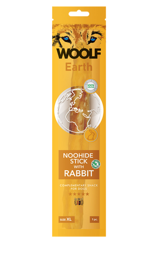 [1052] 1052 - WOOLF Earth NOOHIDE XL Stick with Rabbit