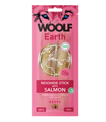 [1057] 1057 - WOOLF Earth NOOHIDE L Stick with Salmon