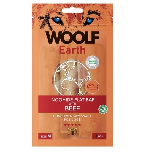 [1061] 1061 - WOOLF Earth NOOHIDE M Flat Bar with Beef