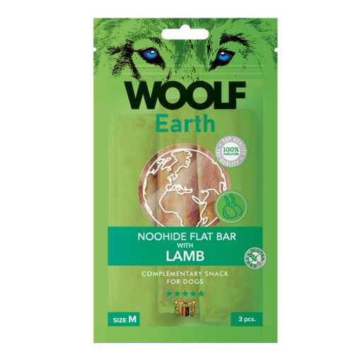 [1062] 1062 - WOOLF Earth NOOHIDE M Flat Bar with Lamb