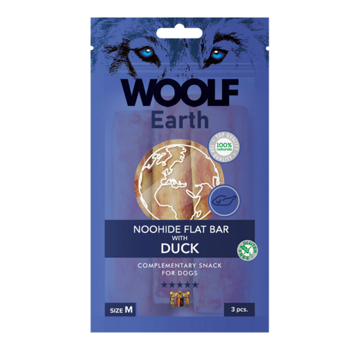 [1065] 1065 - WOOLF Earth NOOHIDE M Flat Bar with Duck