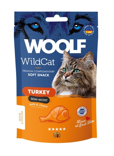 [5103] 5103 - WOOLF WILDCAT Snacks - Turkey