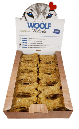 [WFN395A] WFN395A - WOOLF Natural Bone Beef & Vegetable & Glukosamine, Chondroitine